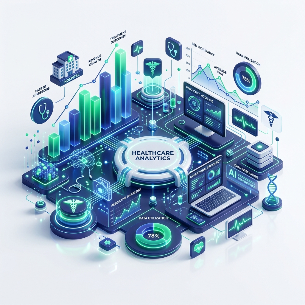 Healthcare Analytics Illustration